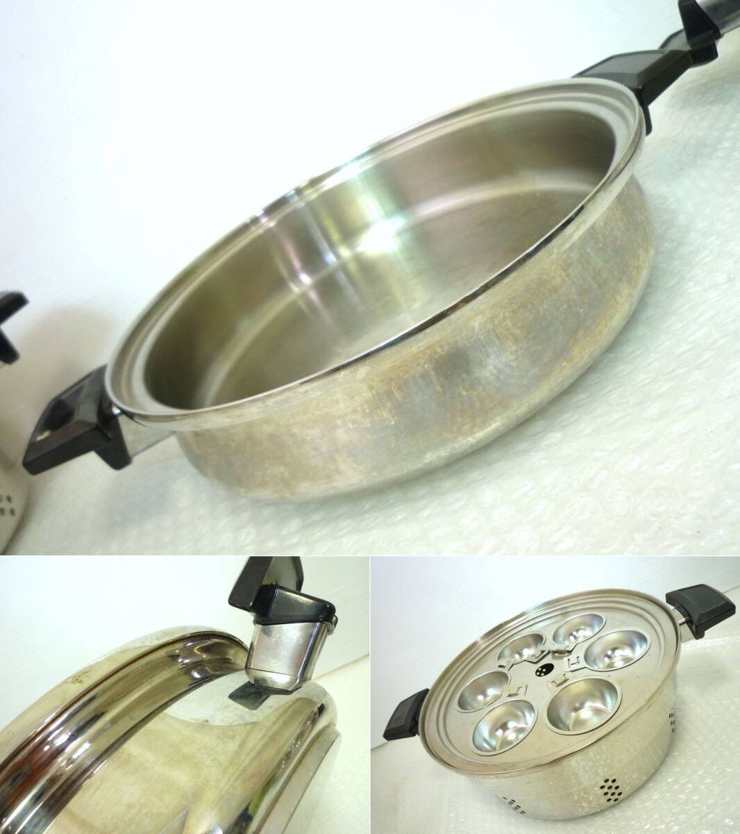 ロイヤルクイーン　大セット　6コート　スチーマー ☆新品未使用☆ ロイヤルクイーン 大スチーマー他セット Royal Queen