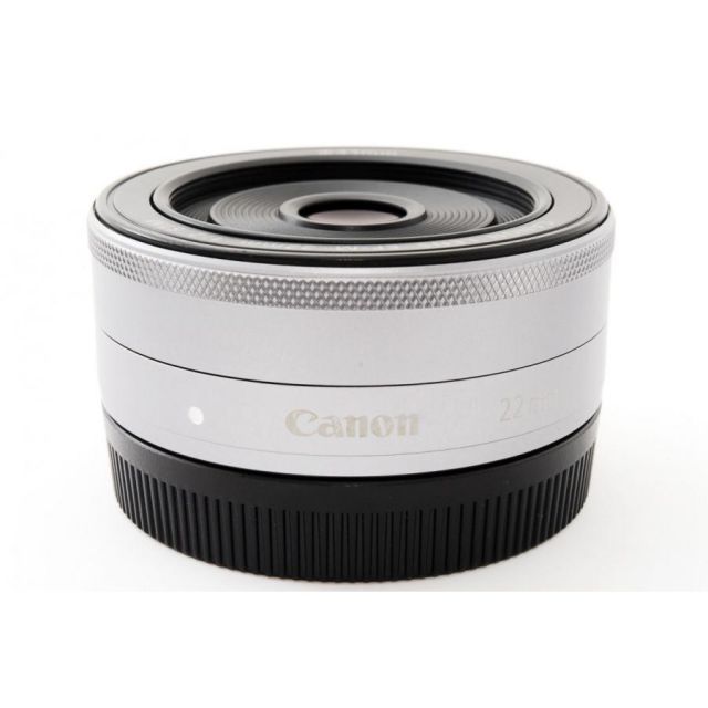 美品 CANON EF-M 22mm F2 STM パンケーキレンズ 美品・返品保証】Canon