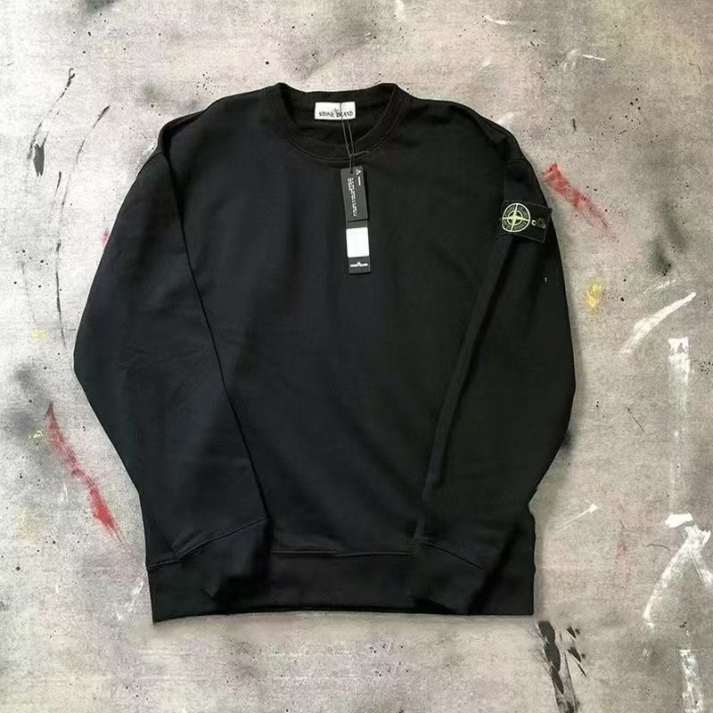 新品未使用]Stone Island ストーンアイランド うく 黒い スウェット S