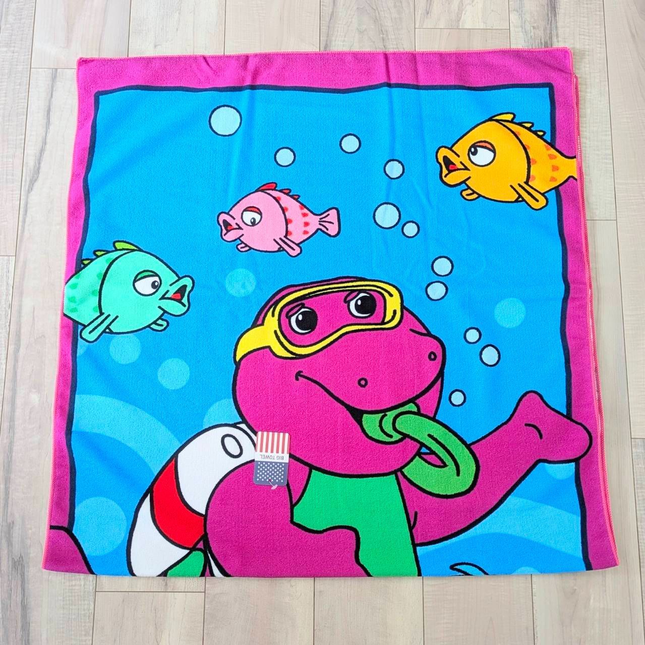 ♧【 Barney & Friends（ バーニー&フレンズ ） 】 BIG TOWEL