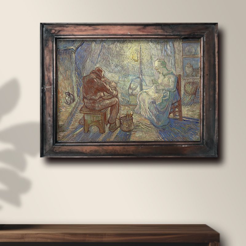 A3サイズ ゴッホ ポスター 夜 ミレーに倣う アートポスター 絵画