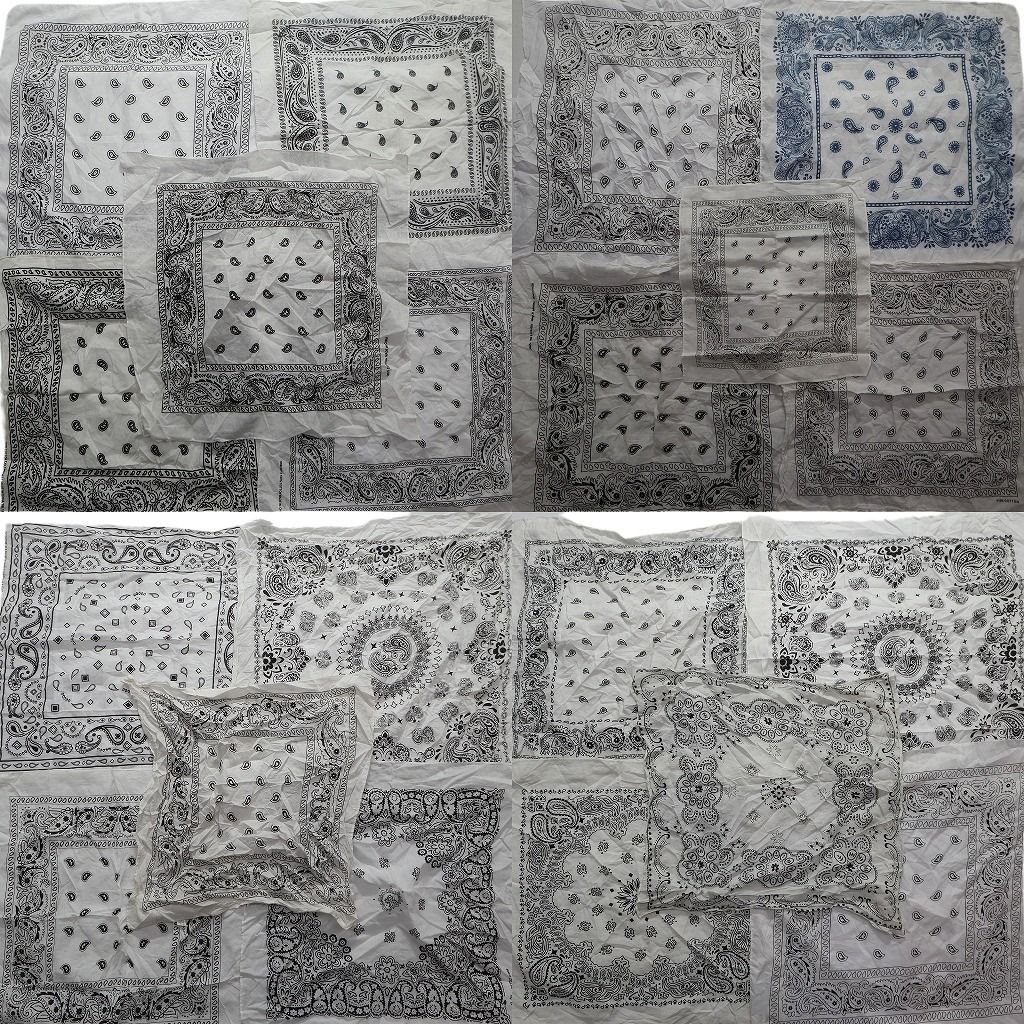 ボア・ハンコック&サロメ -わらわは黄金も似合うのじゃVer.- 古着卸 まとめ売り ペイズリー柄 バンダナ 小物 20枚セット
