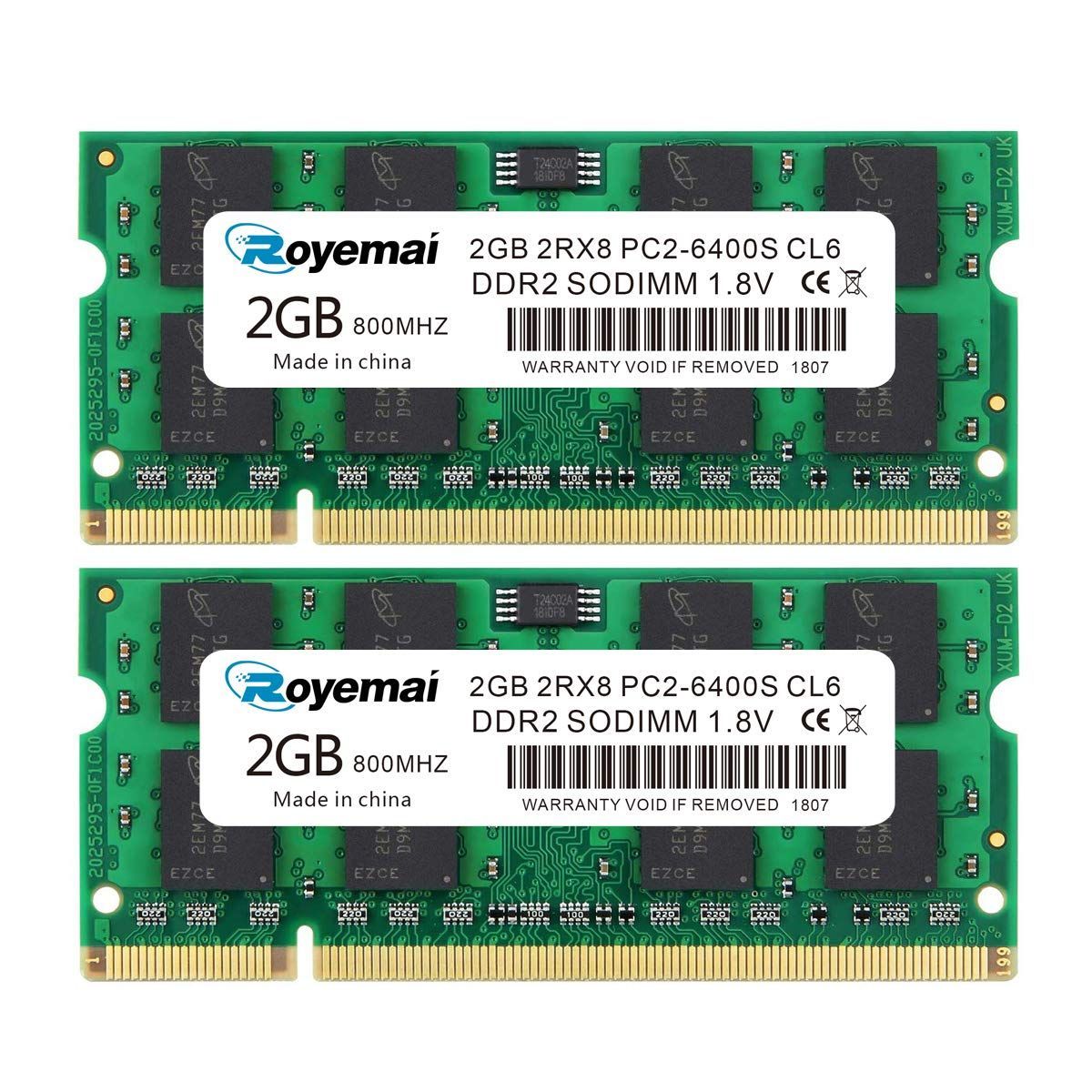 特価商品】800 DDR2-800MHZ DDR2 800 800MHZ 6400S ノートPC用 メモリ