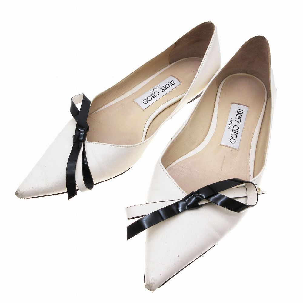 Z10427：JIMMY CHOO(ジミーチュー)パイソン柄ハイヒール パンプス/濃青/36