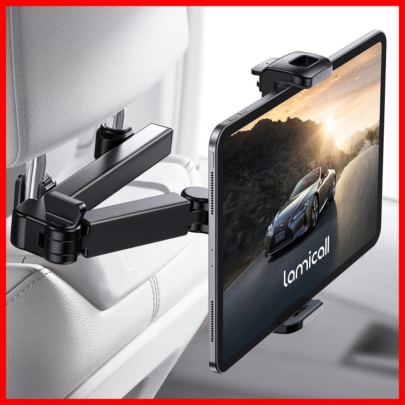【特価商品】に対応 タブレット タブレット 4.7-11インチのスマホ android Air mini pro - ipad ipad ipad 第十世代 10 バーの適用幅範囲72mm-153mm スタンド 黒 車載ホルダー ヘッドレスト : ホルダー 後