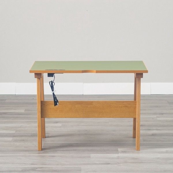 2024年新作】【幅100cm】天然の抗菌作用リノリウム天板の学習デスク