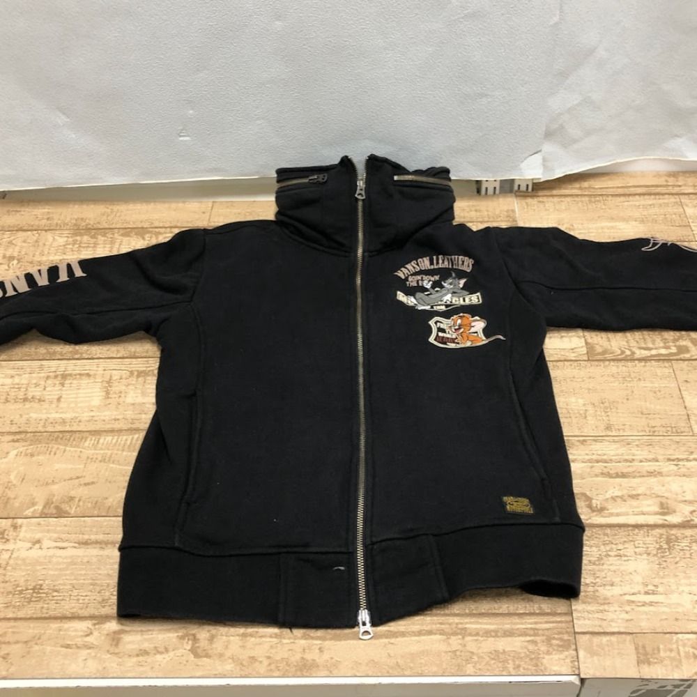08w3680 バンソン VANSON スウェットジップパーカー Mサイズ トムと  