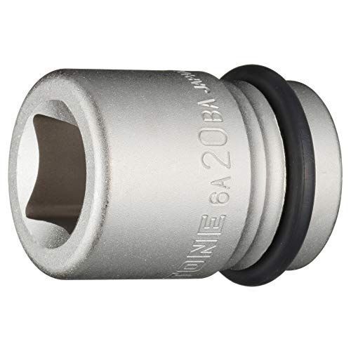6A-20BA:二面幅:20mm トネ(TONE) インパクト用インナーソケット 6A-20BA 差込角19.0mm(3/4＂) 二面幅20mm