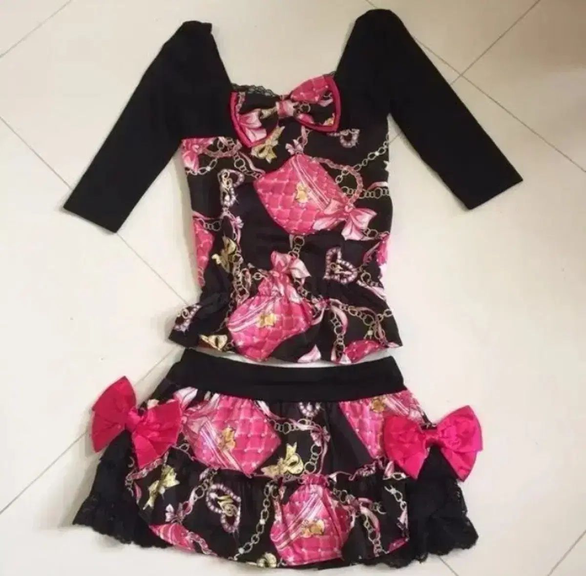 Ma rs MAZ マズ 上城 ギャル プリンティング セットアップ 姉ギャル 姫ギャル
