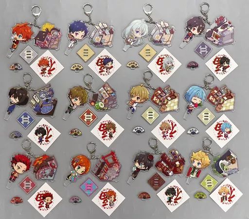 アクリルスタンド アクリルパネル 全12種セット あんさんぶるスターズ! 新春アクリルスタンド 甲 中国