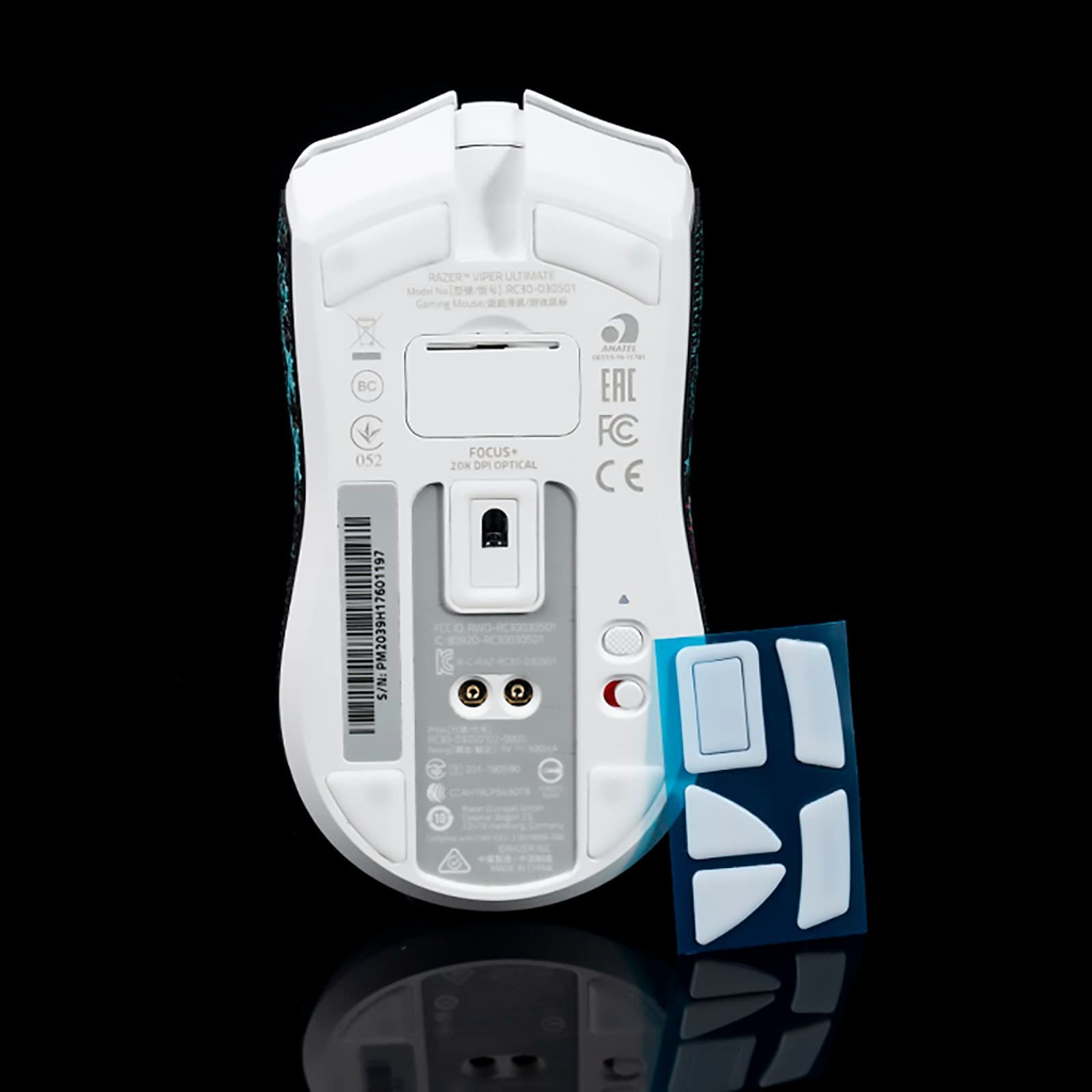 【在庫セール】ご注意：Viper/Viper Ultimateのみに専用 8KHzに非対応】レイザー マウス Viper RAZER Viper 【Razer DIY粘着 マウスソール【2枚】ゲーミングマウス用 ゲーミングマウス用 ２枚セット Sikai (