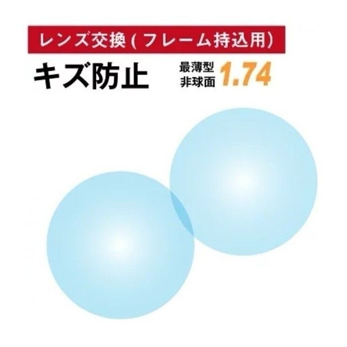 No.136【レンズ交換】単焦点1.74非球面キズ防止【百均でもOK】 - メルカリ