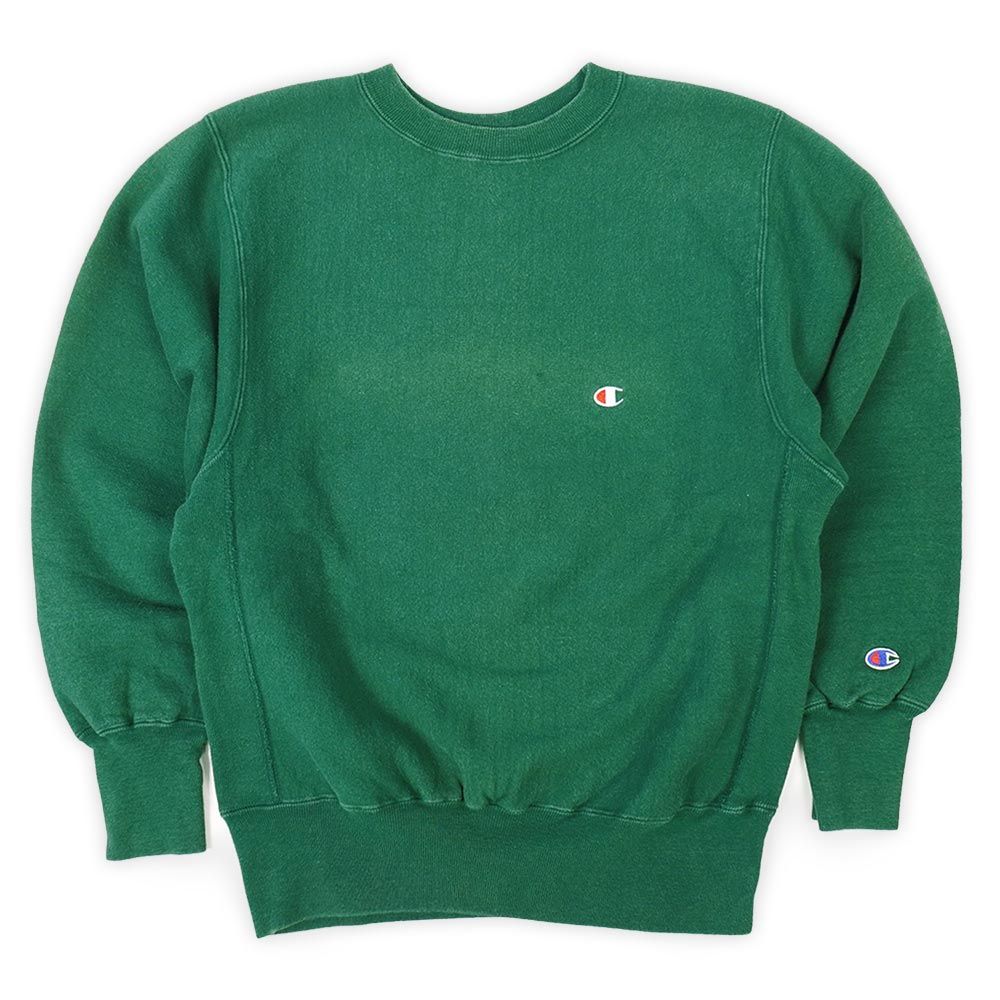 チャンピオン Champion 90's 90年代 リバースウィーブ REVERSE WEAVE スウェットシャツ MADE IN USA アメリカ製 目付き ヴィンテージ 古着 メンズ スウェット トレーナー ダートマスグリーン 緑 M【中古