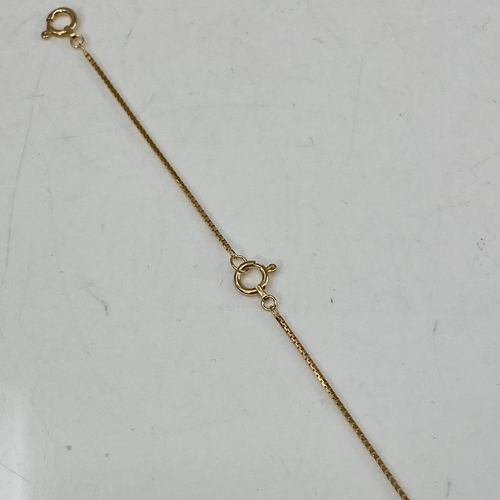 k18YG AU750 18金 幅2.3ミリ 6センチ分のイエローゴールド 延長  