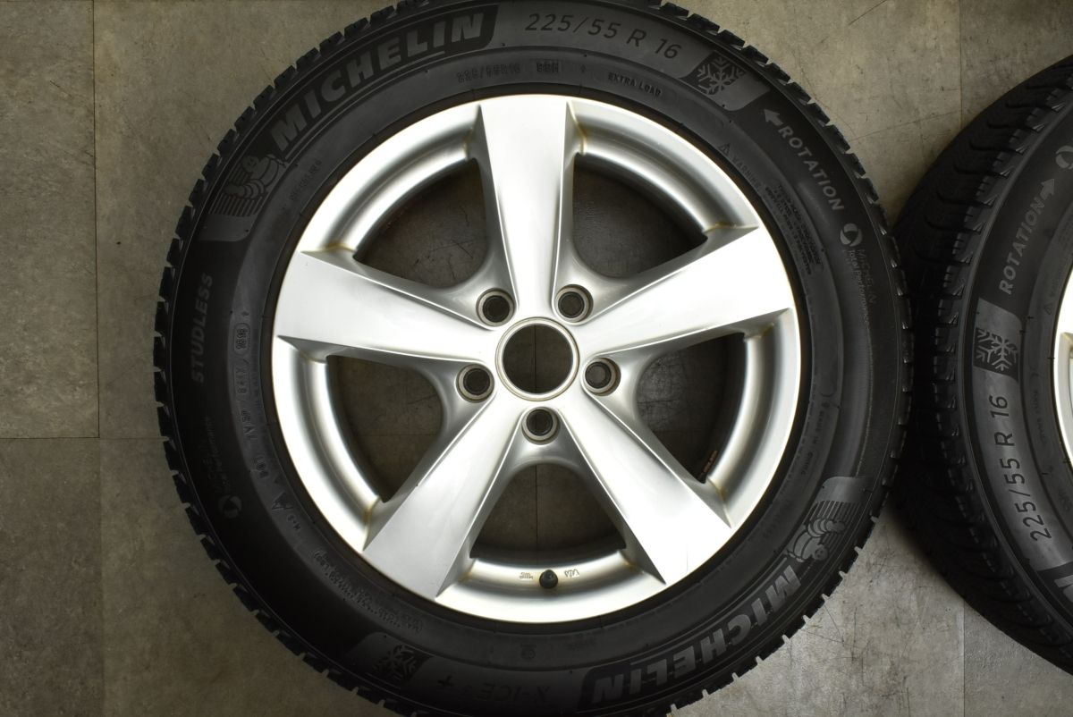 新色が続々入荷。 交換用に AGA 16in 7J 40 PCD112 ミシュラン X-ICE 3プラス 225|55R16 ベンツ Cクラス アウディ A4 A6 ホイールのみ販売可 伝達力のある