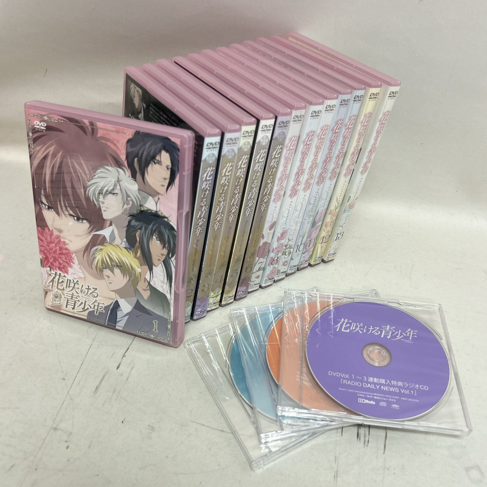 浜館17-1093 花咲ける青少年 DVD 全13巻 セット 連動 付属