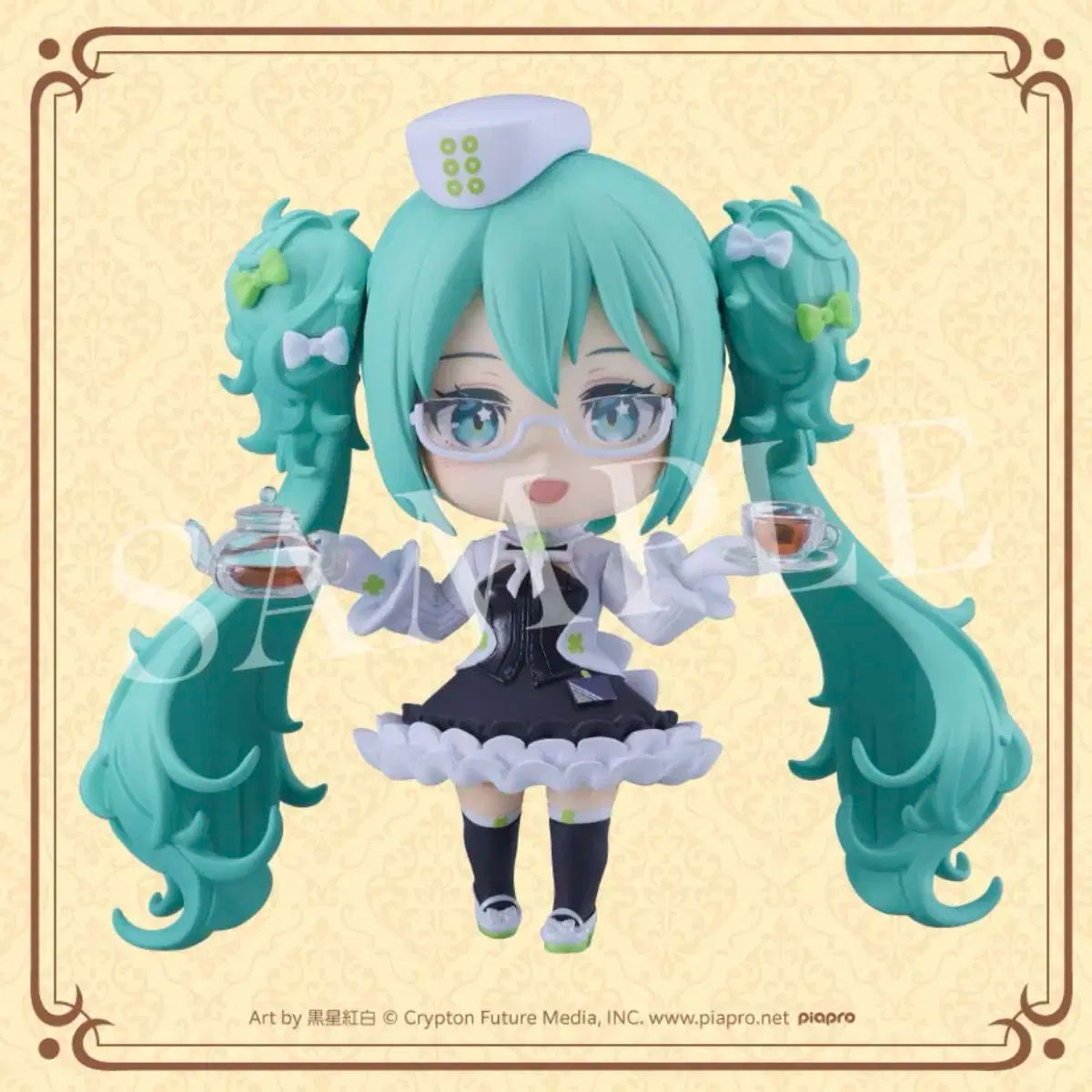 初音 ミク メガネカフェ ver ねんどろいど 2775-b