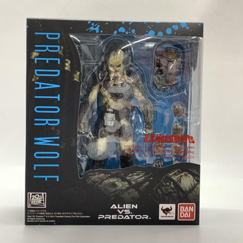 【】S.H.MonsterArts エイリアンVSプレデター プレデター ウルフ[10]