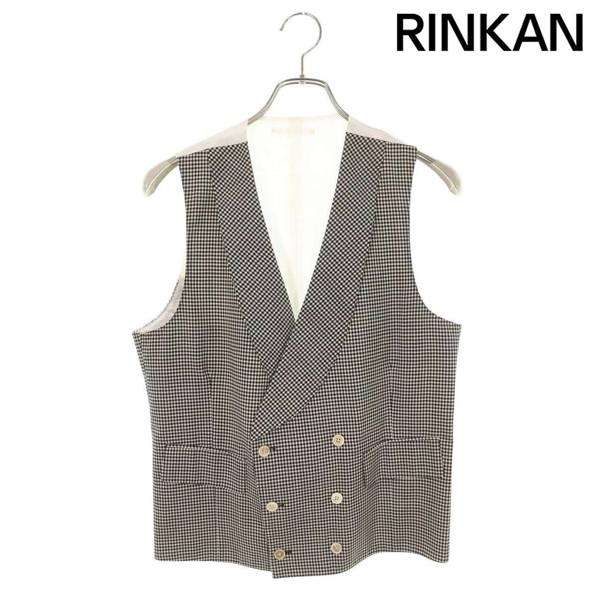 ガブリエレパジーニ EG80501-49 マドラスチェックジレ メンズ 46