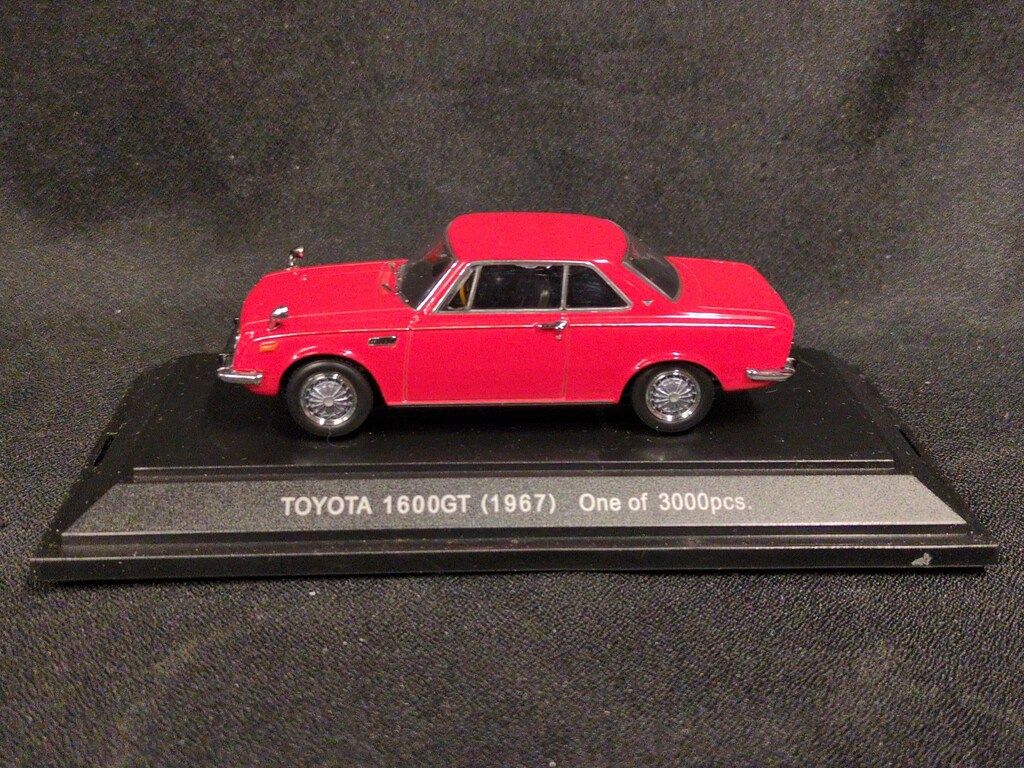 エムエムピー 1/43 EBBRO oldies TOYOTA 1600GT (1967) Red 367 - メルカリ