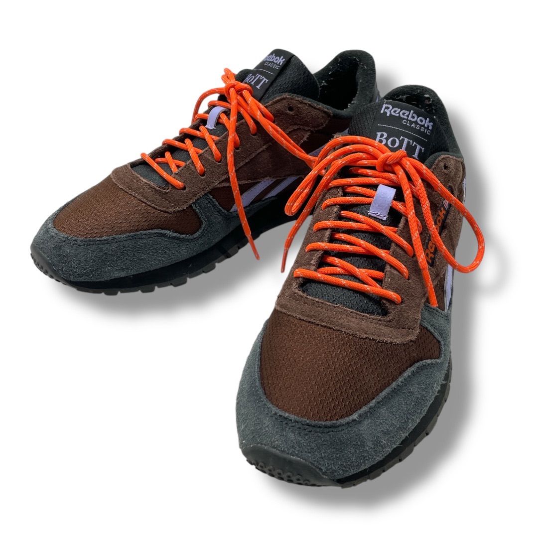 最終価格【BOTT × Reebok】ボット × リーボック コラボ 刺繍ロゴ BoTT × Reebok ボット リーボック BoTT Classic Leather Shoes