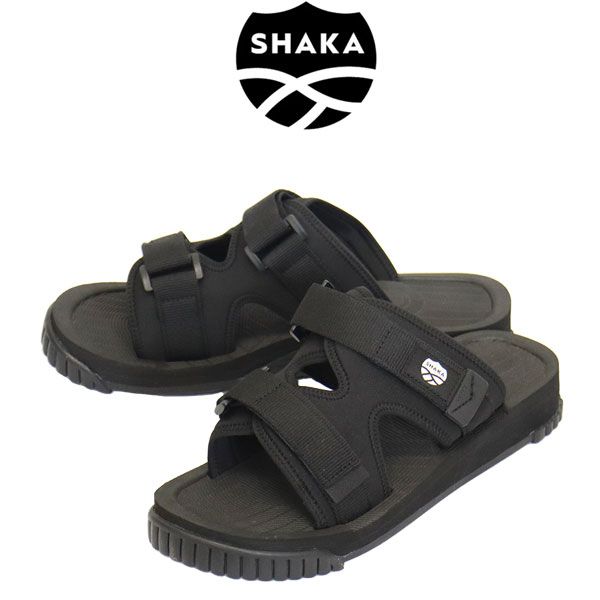 SHAKA シャカ SK-106 CHILL OUT チルアウト スライド サンダル BLACK SK006 BLACK US11-約29.0cm