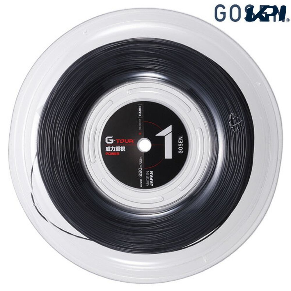 GOSEN ゴーセン G-TOUR1 ジーツアー1 16GA 220mロール TSGT102 硬式テニスストリング ガット タイムセール