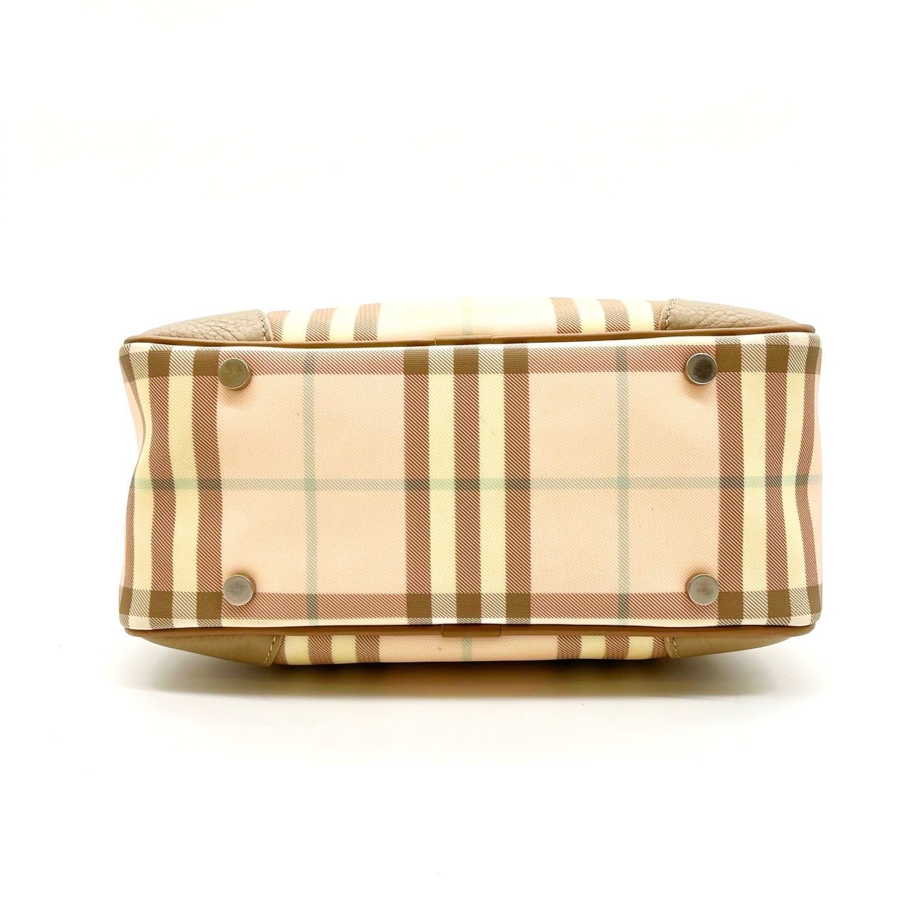 バーバリー ミニ ハンドバッグノバチェック ミニボストンハンドバッグ