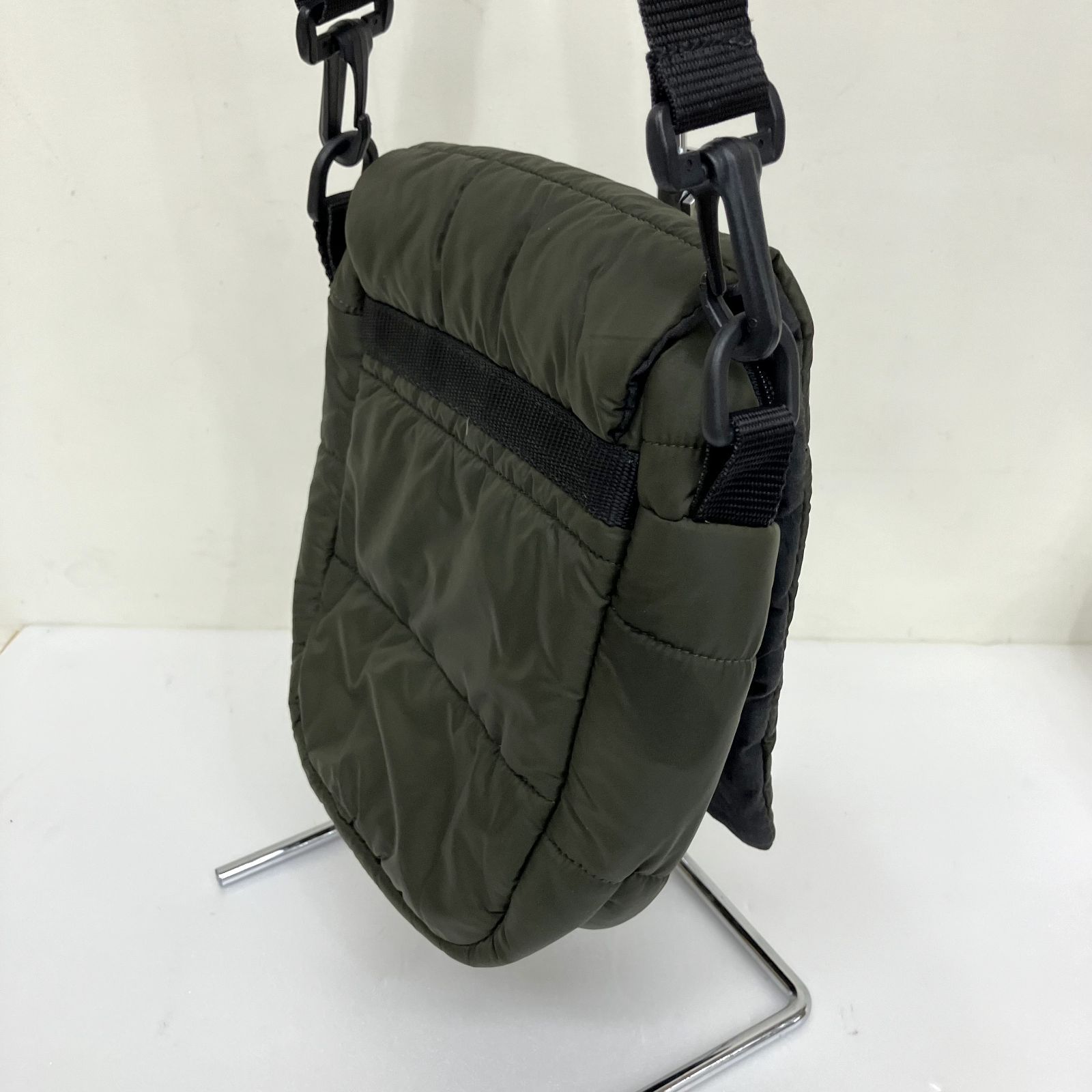 中古美品】 90s MONCLER モンクレール ダウン ショルダーバッグ 