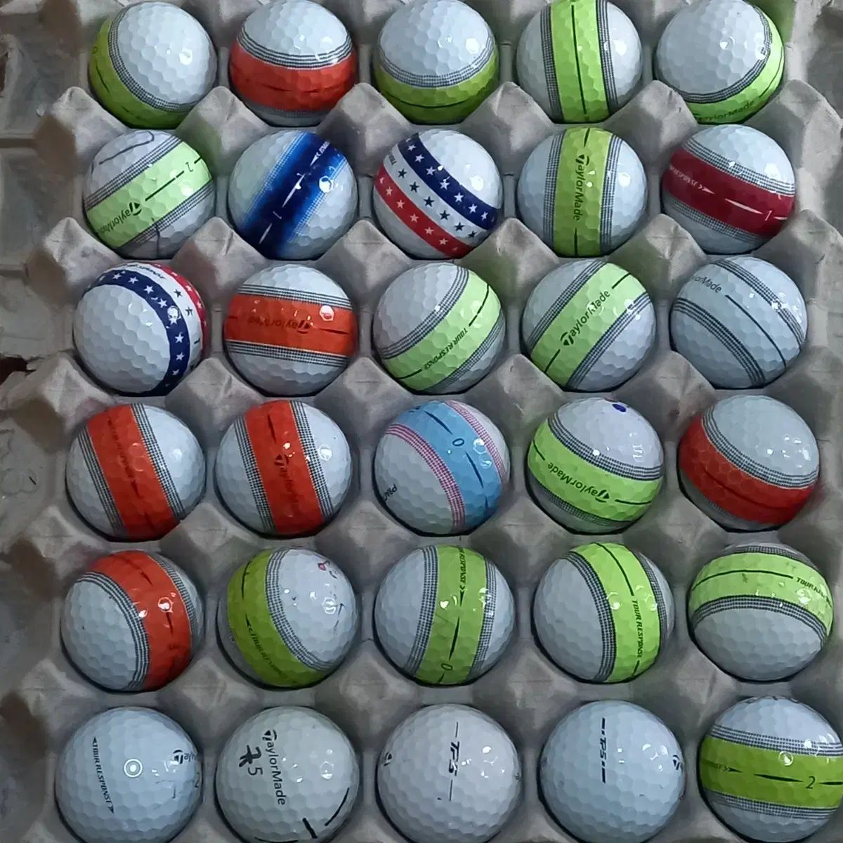  テーラーメイド ストライプ tp 5 30 犬 ゴルフボール ロストボール その他 ゴルフ