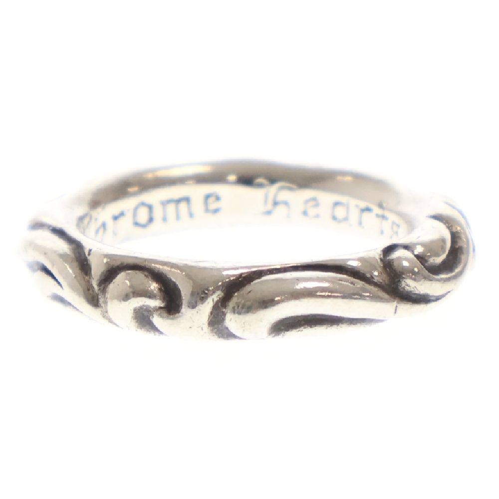 CHROME HEARTS (クロムハーツ) SCRL BAND スクロールバンドリング シルバー 20号