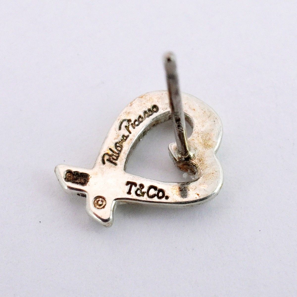 5jmb0111】ティファニー ピアス ラビングハート シルバー925