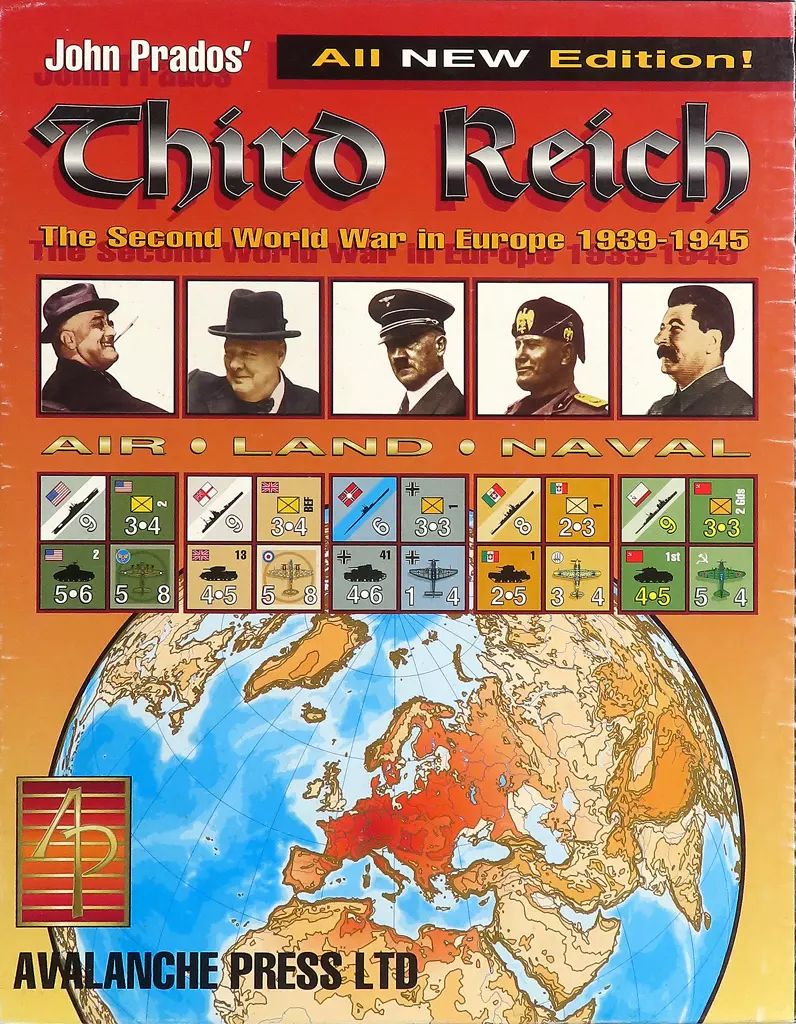 シミュレーションゲーム 第三帝国の興亡 改訂版 Third Reich All New Edition
