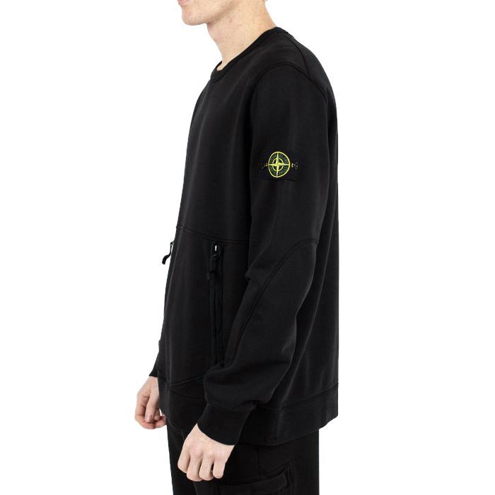 4 STONE ISLAND 741563451 ブラック トレーナー - メルカリ