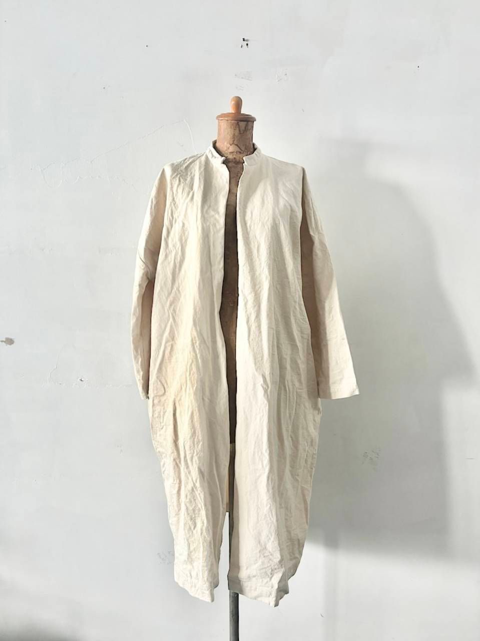 【数量限定】 jujudau EASY COAT キャンバスナチュラル ネパール製 ジャケット・アウター