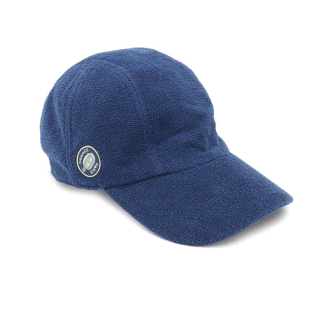 新品未使用 タグ付 HERMES コットン キャップ 56 ディヴィス 長ツバ◎