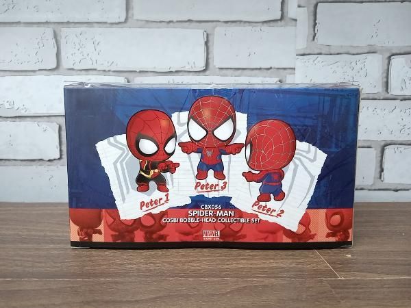 ホットトイズ スパイダｰマン (3体セット) コスビ トイサピエンス限定