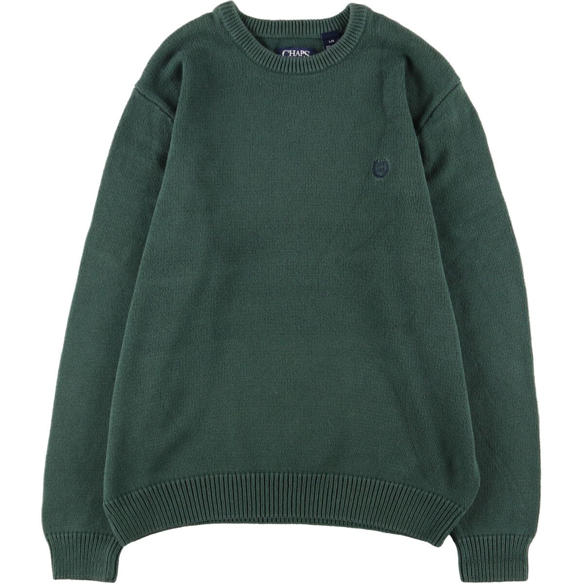 古着 チャップス CHAPS コットンニットセーター メンズL/eaa364981