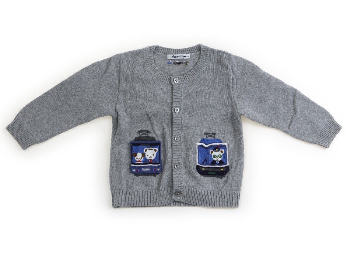 ファミリア　カーディガン　リボン　くま　新作　familiar 90 ファミリア カーディガン リボン くま 新作 familiar 90 ファミリア