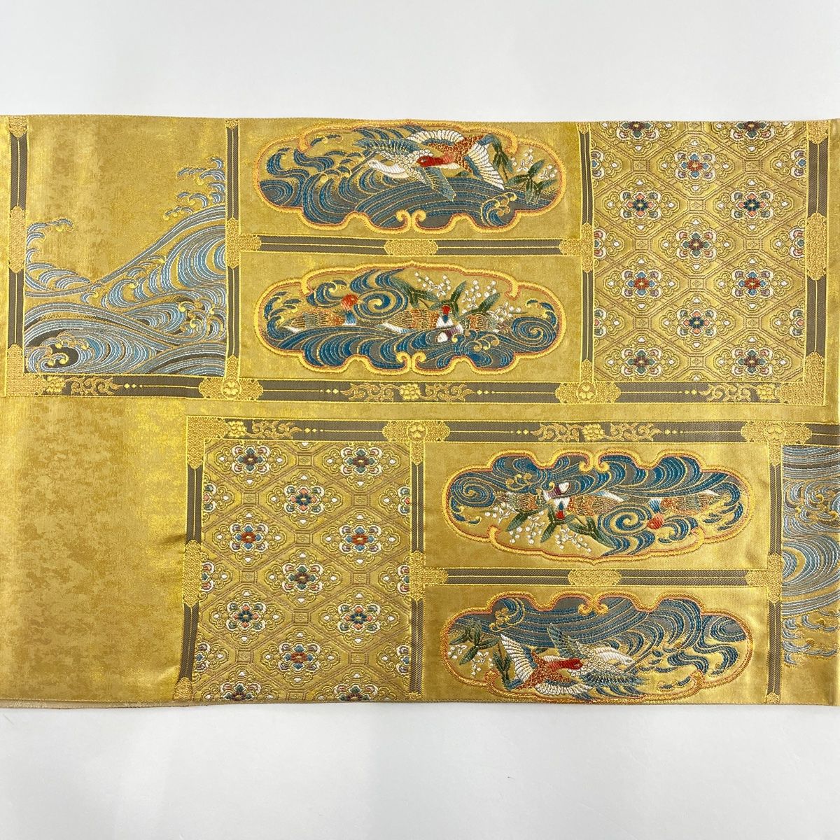 美品 逸品 落款 証紙 花鳥至宝名選 日光東照宮 彫装精華文 金糸