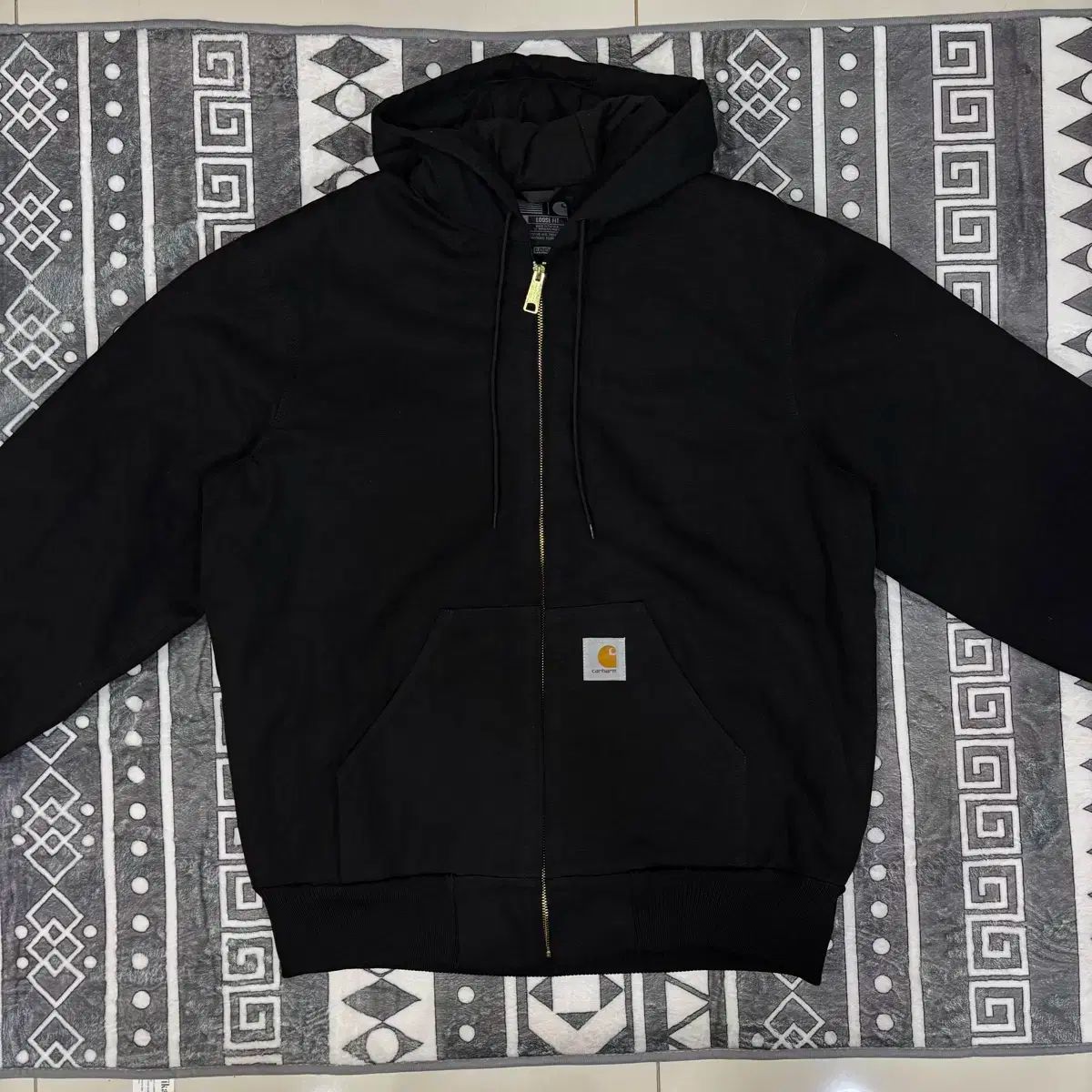 Carhartt カーハート アクティブ ジャケット XL nj146 フードジップアップ フードTシャツ ジャンパー ウォーク