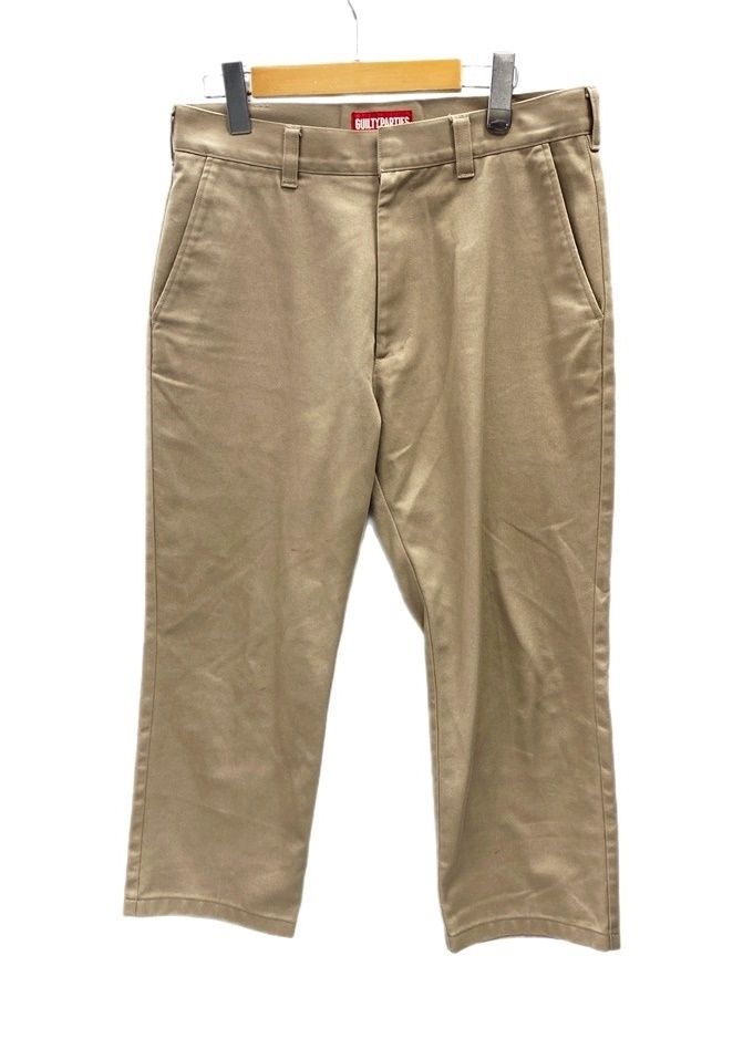 ワコマリア WACKO MARIA TWILL SKATE PANTS TYPE-1 GP-104-A-BLANKLINE-ZACK ツイルスケーターパンツ Made in JAPAN チノパン 無地 ベージュ Mサイズ 101MB-389