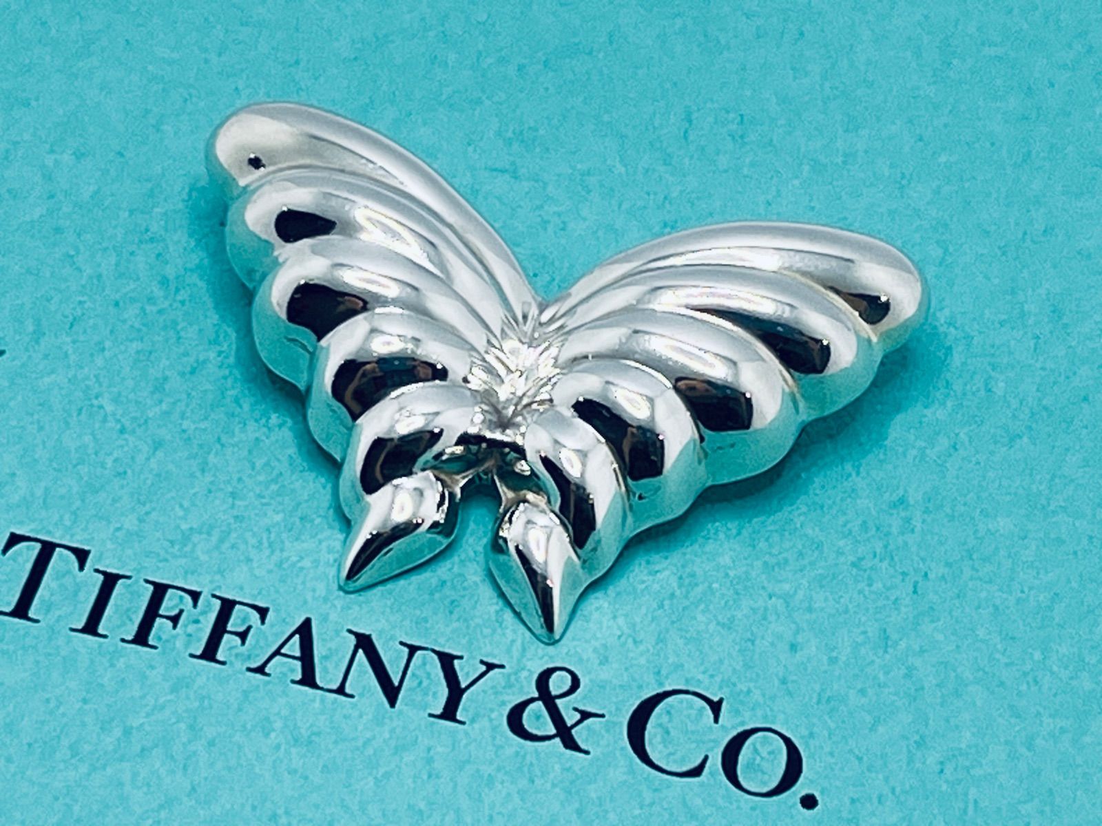 a106 Tiffany&Co. オールド ティファニー バタフライ ブローチ 蝶