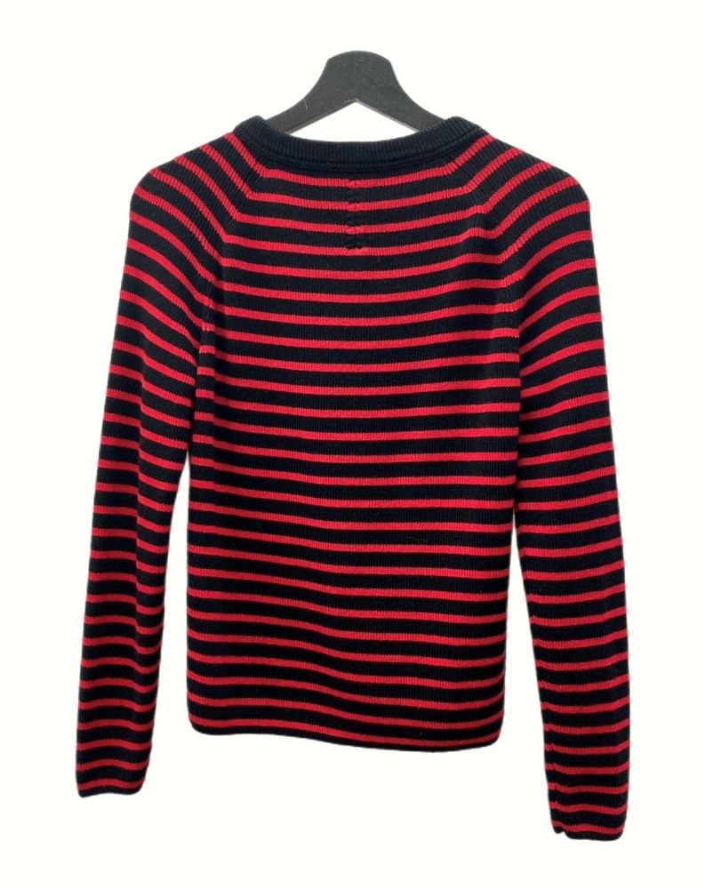 サンローランパリ15AWボートネックボーダーニットXS サンローラン