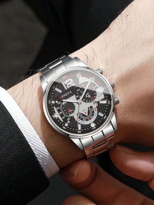 腕時計 メンズ セット メンズ ビジネス クォーツ腕時計セット 12点入り ラウンド文字盤 合金バンド 複数のパーツでコーディネート自由自在 個性的 男性用腕時計 誕生日プレゼント 父の日ギフト ホリデーギフト