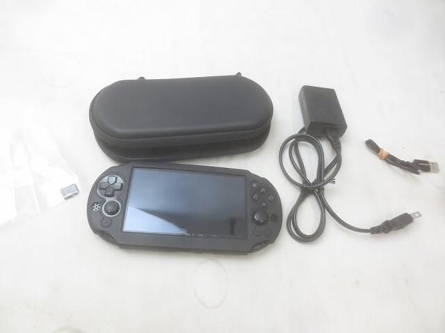 ゲーム PS Vita 本体 PCH-2000 ブラック 動作品 充電器付き