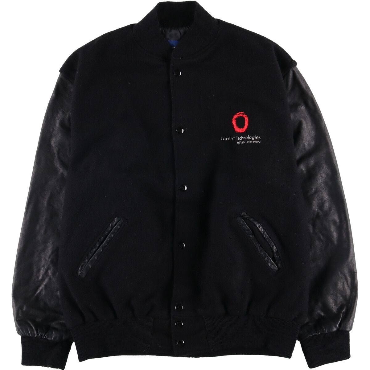 1980s HOLLOWAY 袖レザースタジャン \