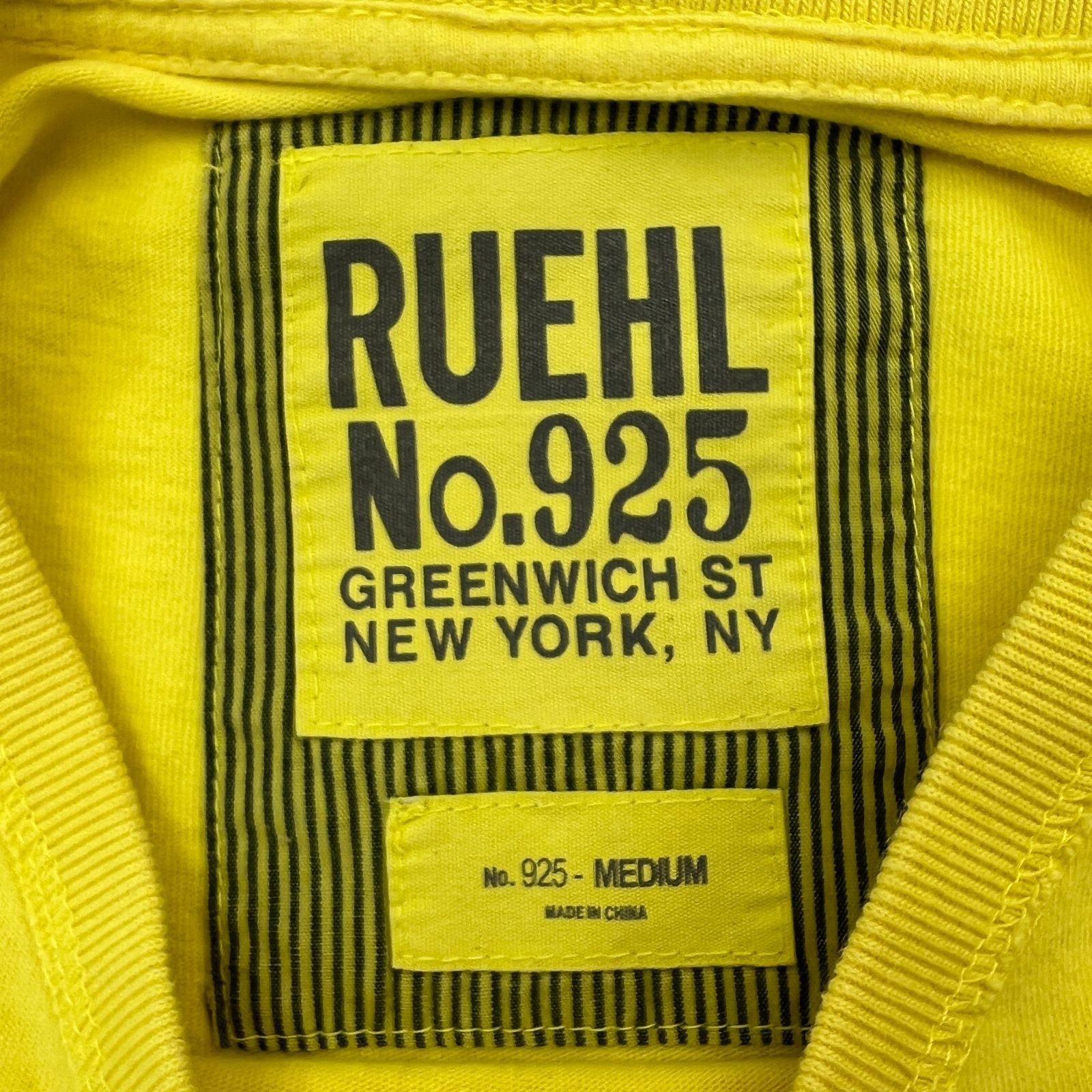 RUEHL No.925 Tシャツ 半袖 メンズ M イエロー 【 アバクロ ハイ