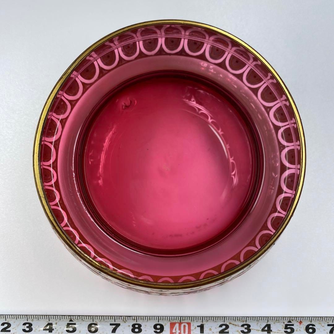 オールド　ベネチアグラス　ボウル　幅約11㎝　東Y6-0910☆1Fタサチ オールド ベネチアグラス ボウル 幅約11㎝ 東Y6-0910☆1Fタサチ