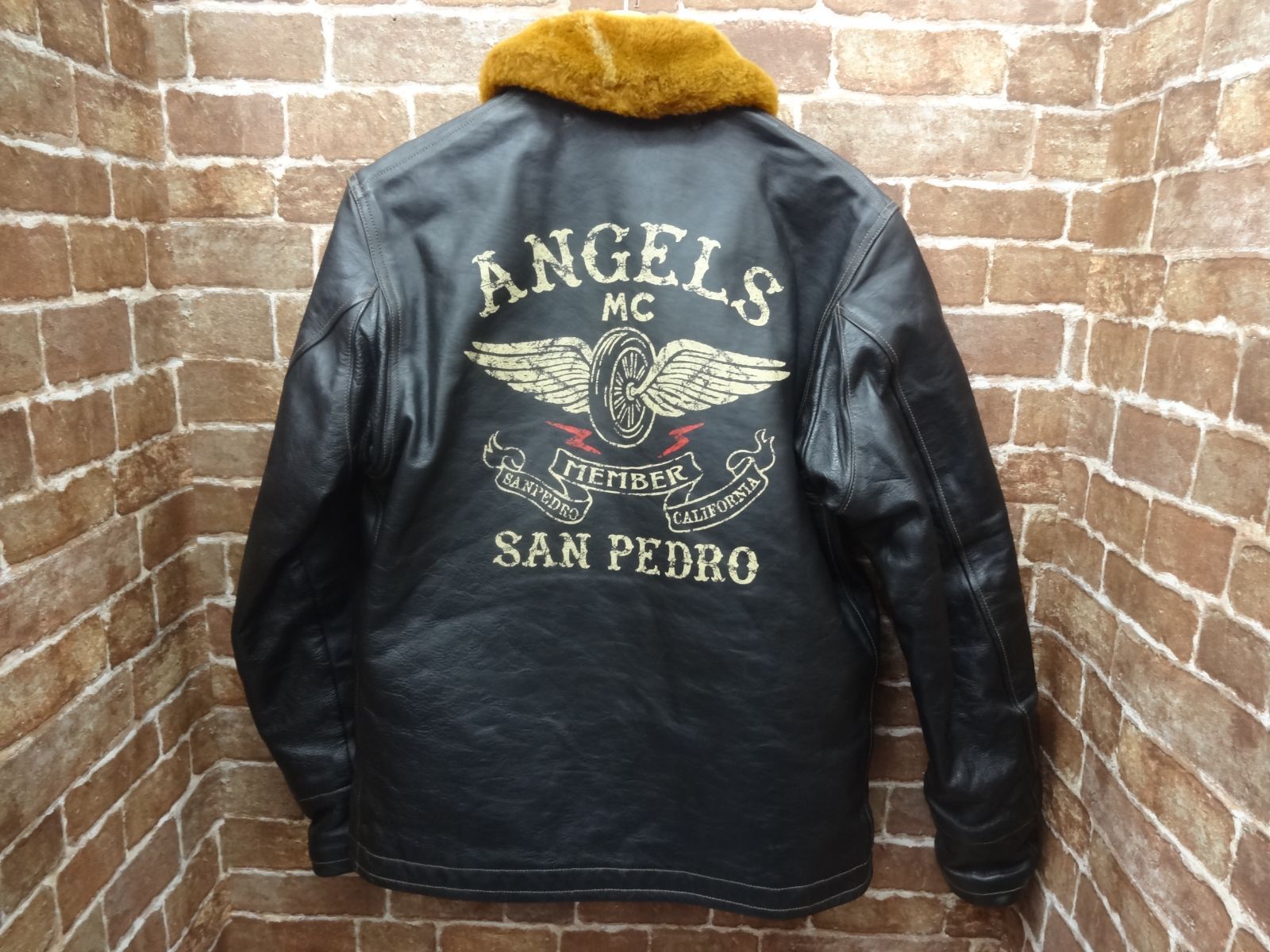 TOYS McCOY トイズ マッコイ N-1 DECK LEATHER JACKET McHILL LEATHERS マックヒル HORSE  HIDE ホースハイド デッキ ジャケット 馬革 サイズ38 ANGELS SAN PEDRO N1 - メルカリ